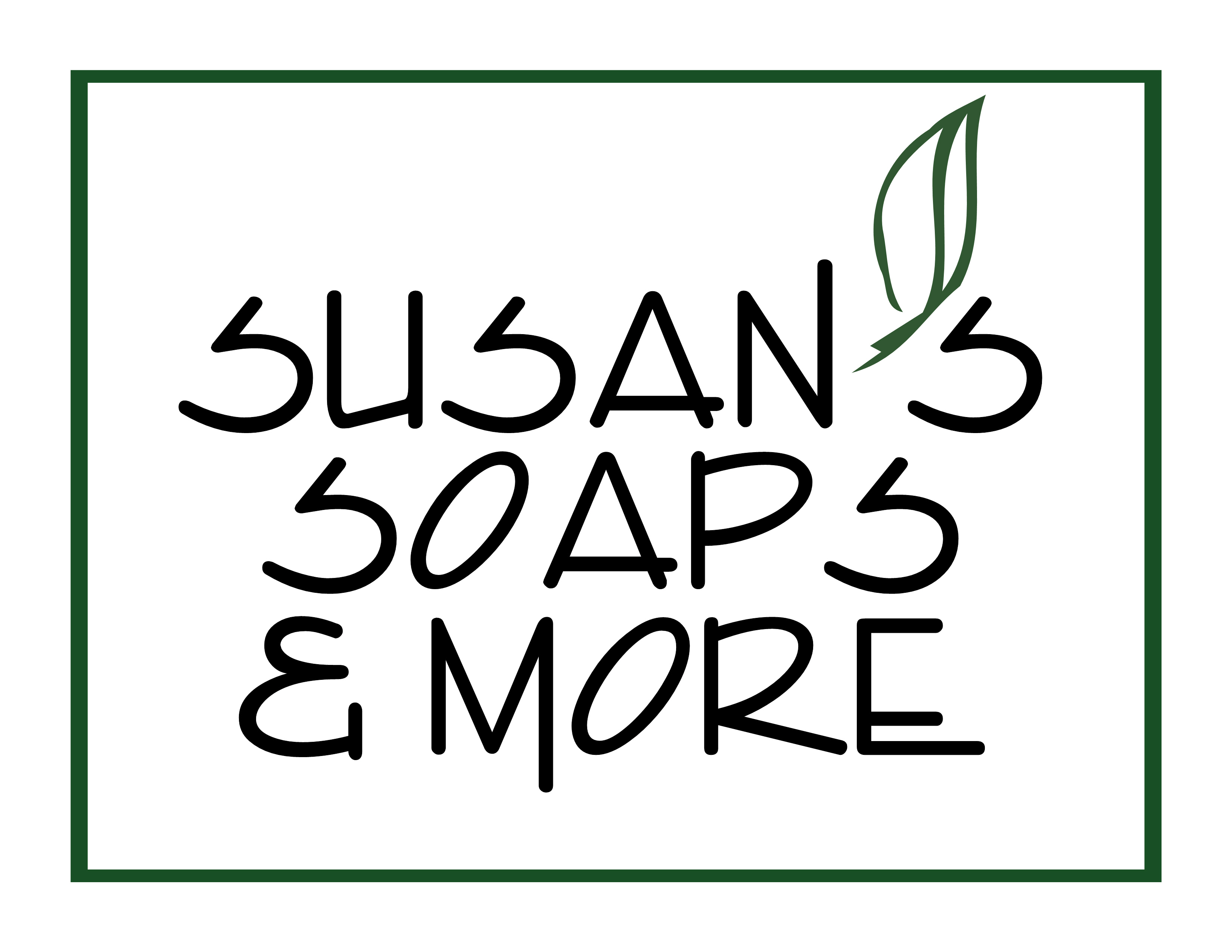 Susan's Soaps and more logo