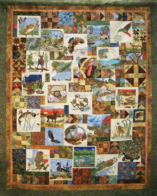 Wildlife quilt